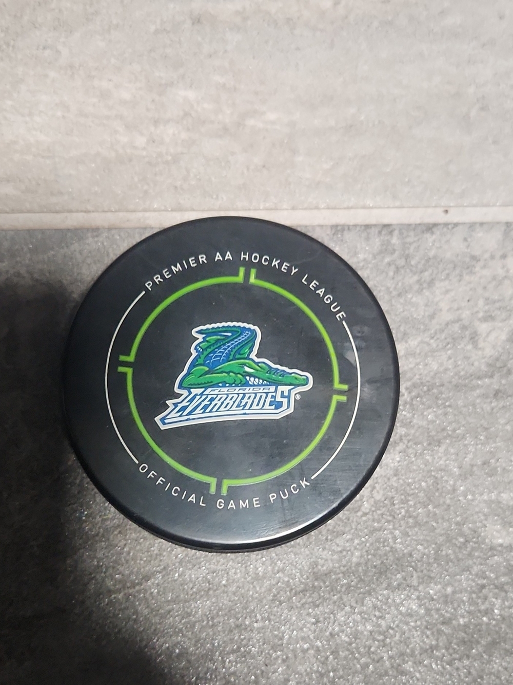 ECHL Official Game Hockey Puck - Florida Everblades
